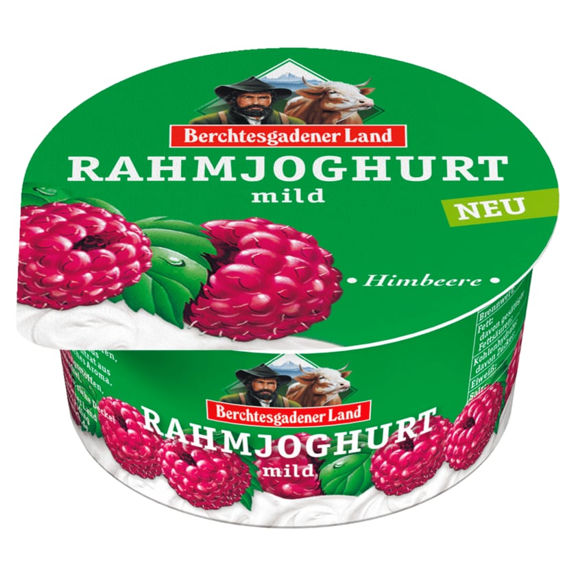 Berchtesgadener Land Rahmjoghurt mild Himbeere 150g